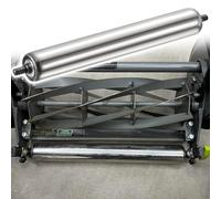 Rouleaux de convoyeur Rouleaux de convoyeur porteurs de charge solides, Rouleau métallique pour le travail du bois, 5 cm de diamètre, Faible bruit et bon exécution(20pcs,35.4in/900mm)