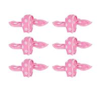 Rouleaux de Curler à Cheveux Flexibles à éponge Douce pour le Style Nocturne de Bricolage - 20pcs Outils Coiffure en Mousse Dommage Rose