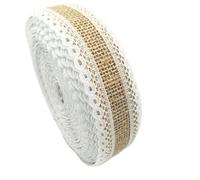 Rouleaux de dentelle en toile de Jute naturelle, 5 m/rouleau, décoration de Table de mariage, Vintage rustique