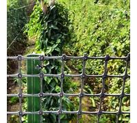 Rouleaux de grillage noir for poules, clôtures jardin, barrières architecturales sécurisées for plantes, légumes et fleurs, tissus rigides en plastique(1x10m(3.3x32.8ft))