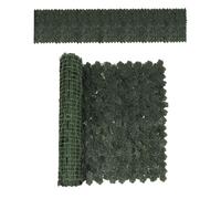 Rouleaux de lierre artificiel - Rouleau de papier peint vert en feuilles artificielles pour la vie privée, couverture décorative de clôture de jardin, balcon extérieur, mur d'aménagement paysager