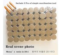 Rouleaux De Moxa Purs,Bâtons de Moxa Lot de 54 rouleaux de moxibustion à base d'absinthe pure, médecine chinoise, soins moxa, thérapie chaude méridienne, soulagement de la douleur, soins de santé(Type