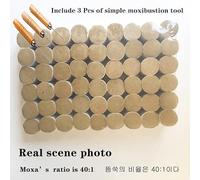 Rouleaux De Moxa Purs,Bâtons de Moxa Lot de 54 rouleaux de moxibustion à base d'absinthe pure, médecine chinoise, soins moxa, thérapie chaude méridienne, soulagement de la douleur, soins de santé(Type