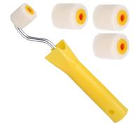 Rouleaux de peinture au toucher efficace de 2,5 cm, petite tête de pinceau pour bords lisses et applications de coins