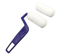 Rouleaux de peinture murale - Outil de rénovation de la maison, kit de peinture à rouleau | Petit ensemble de pinceaux de détail multifonctionnels, applicateur d'art décoratif, rouleau compact avec
