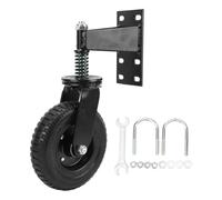 Rouleaux de Portail à Ressort, capacité de de 600 Lb, Rouleau à Ressort, Rouleau de Portail en Caoutchouc, Roue à Ressort de 8 Pouces à 360 °, Roulettes Pivotantes à Absorp