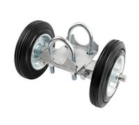 Rouleaux de portail coulissant en caoutchouc - Roulette robuste de 272,2 kg, construction en de caoutchouc durable | Clôture à maillons de chaîne en métal accessoire de quincaillerie pour