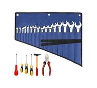Rouleaux de rangement d'outils - Organiseur de clés robustes, support de mécanicien électricien, sangles élastiques sécurisées, travail de voyage pour voiture, camion, VTT, toile haute résilience,