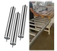 Rouleaux De Rechange For Bandes Transporteuses Robustes, 4 Jeux De Rouleaux Gravitaires Robustes, Adaptés Aux Convoyeurs À Rouleaux(Dia 25mm/1in,L 300mm/11.8in)