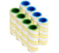Rouleaux De Rechange,Remplacement des Rouleaux Pour Kärcher FC7 FC5 FC3D FC3,Jaune, 8 PCS