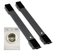 Rouleaux de réfrigérateur, Curseurs de déménagement de réfrigérateur 2PCS - Roues mobiles pour réfrigérateur et Machine à laver, support de frein rétractable, pour sèche-linge, m