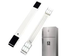 Rouleaux de réfrigérateur, déménageur de laveuse - Déménageur de machine à laver 2 pièces - Rouleau d'appareil, curseurs de déplacement de réfrigérateur, support rétractable avec frein pour Machines à