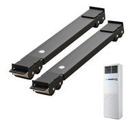 Rouleaux de réfrigérateur : moteur de machine à laver à base stable en fer, moteur de lavage à rouleaux d'appareils ménagers robustes | Curseurs d'électroménager réglables pour réfrigérateur, L