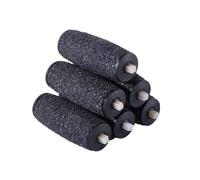 Rouleaux de Remplacement - Scholl - Velvet Smooth - Lot de 6 - Extra Rugueux - Élimination Rapide des Callosités