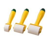 Rouleaux de revêtement de papier peint portatifs dans un ensemble | Trois formes de rouleaux, pression guidée le long des joints et des bordures périphériques, tâches de finition