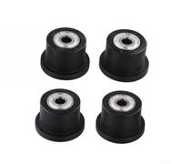 Rouleaux de roue de rechange pour rameurs, 4 patins de siège en nylon avec trou de 8 mm, roulements pour garantir un mouvement fluide et protéger les rails contre les dommages pendant les