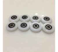 Rouleaux de Roue Porte, Accessoires Salle Douche, à roulettes d'armoire Bain, 20mm/23mm/25mm G25, 4 pièces/8 pièces/10 pièces(8pcs,25mm)