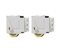 Rouleaux De Roulement De Roue En Laiton Acier Inoxydable Polyvalent Accessoire Pour Portes Coulissantes Et Systèmes De Poulie De Fenêtre Roue De Porte De Remplacement 2 Pièces