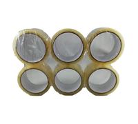 Rouleaux de ruban adhésif - COBYE - 50m x 48mm - Transparent - 6 pièces - PP + Acrylique