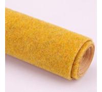 Rouleaux de tapis de paysage d'herbe pour accessoires de modélisme ferroviaire et table de sable de paysage de guerre, matériaux pour la construction de terrains miniatures détaillés (jaune, 25 x 25