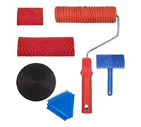 Rouleaux de texture pratiques pour cloisons sèches avec cadre robuste, accessoire portable pour projets de rénovation de maison, fournitures de peinture