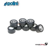 Rouleaux de variateur Polini mesurant 25x15 poids 18 g. Kit 8 rouleaux