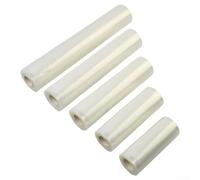 Rouleaux d'emballage sous vide de cuisine de 500 cm par rouleau pour fabriquer des sacs de taille personnalisée pour stocker la viande et les fruits de mer et produire en toute sécurité (15 x 500 cm)