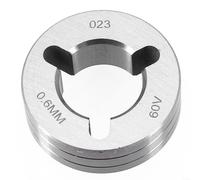 Rouleaux d'entraînement moletés pour soudeur MIG à rainure en V, ensemble de rouleaux d'alimentation en acier, pièces de rechange compatibles avec Miller Wire Feeder pour roues motrices (#1)