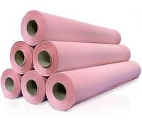 Rouleaux Drap Examen Medicaux Résistant - Papier Table Massage (6, Rose)