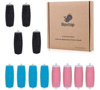 Rouleaux Pédicure Électrique - Scholl - 12 PCS - Remplacement - Peaux Rudes