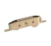 Rouleaux professionnels pour porte de patio - Assemblage de rouleaux tandems - Matériel de fenêtre - Roue tandems en aluminium - Rouleaux de porte en verre à isntallation simple