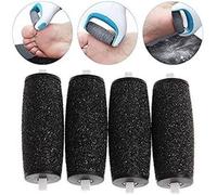 Rouleaux recharge pour râpe électrique - Lot de 4 - Noir - Compatible Scholl Velvet Smooth - Mixte adulte