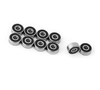 Roulement 3X10X4 623Rs 10 Pièces 6232Rs Double Caoutchouc scellé en Acier Miniature Roulements à Billes à Gorge Profonde 3 * 10 * 4Mm,roulement a bille 623-2rs billes petite petit à 62