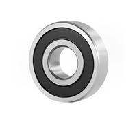 Roulement 6202-2RS 15x35x11mm for roulement à billes gorge profonde étanche double face, universel for machines de nettoyage(Steel Ceramic)