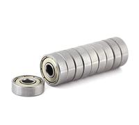 Roulement 626z, 10 Roulements 19x6x6 Durables Blindés en Métal 6300 z Roulements à Billes Miniatures 626ZZ (6x19x6mm) 00 Mfzh Ball Multi Use Carbon Steel