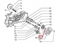 Roulement À Aiguille Axe De Roue Pour Piaggio 50 Vespa Pk Xl Bk1212 12x18x12mm