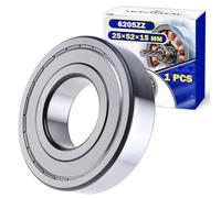 Roulement a Bille 6205 ZZ pour le Moteur avec Taille 25x52x15 mm - MONTERAL