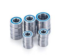 roulement a bille Pour Kyosho Pour Double Pour Dare Pour USA-1 1/8 RC Pièces De Voiture Sur Chenilles 20 Kit Roulement À Billes Moyeu Roue En Acier Scellé Caoutchouc