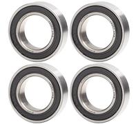 Roulement à billes 15267-2RS, 15x26x7mm en caoutchouc en acier chromé scellé, roulements de vélo 15267RS en douceur (choix de 4Pcs)