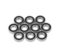Roulement à billes 688-2RS, 10pcs 8 x 16 x 5mm Roulement à billes à Gorge Profonde, scellé en caoutchouc multi-usage scellé en caoutchouc à gorge profonde, For Skateboarding Inline Skates Roller