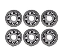 Roulement à billes à alignement automatique, radial à double rangée, haute précision, mouvement fluide, longue durée de vie, matériau en acier durable pour boîtes de vitesses, (2200)