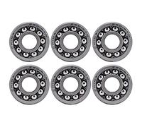 Roulement à billes à alignement automatique, radial à double rangée, haute précision, mouvement fluide, longue durée de vie, matériau en acier durable pour boîtes de vitesses, (2201)