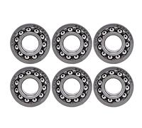 Roulement à billes à alignement automatique, radial à double rangée, haute précision, mouvement fluide, longue durée de vie, matériau en acier durable pour boîtes de vitesses, (2203)