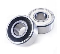 Roulement À Billes À Contact Oblique À Double Rangée Épaissi 3000 3001 3002 3003 3004 3005 3006 3007 3008 3009 3010 3011 3017 3018 3019 3020 2RS ZZ Rubber Cover Seal(3001 12x28x12,ZZ)