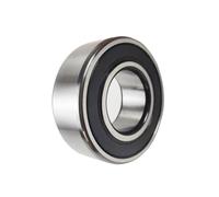 Roulement à billes à gorge profonde, 1 pièce, roulement à billes à Contact oblique à Double rangée épaisse, diamètre intérieur 20mm 25mm 30mm 35mm 5204 5205 5206 5207-2Z-2RS(2RS,5207 35X72X27)