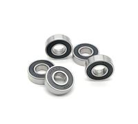 Roulement à billes à gorge profonde 6000 6001 6002 RS, étanchéité en caoutchouc, 2 pièces(2Pcs 6002-2RS)