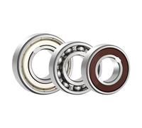 Roulement à billes à gorge profonde 6200 6201 6202 6203 6204 6205Z 2RS 10x30x9mm, 5/10 pièces, acier(6201,10PCS_ZZ)