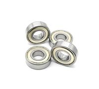 Roulement à billes à gorge profonde 6200ZZ 10 x 30 x 9 mm, 5 pièces