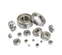 Roulement à billes à gorge profonde ABEC-5 608 6000 6200 6201 6202 6203 6204 6205 6206 ZZ 2RS avec joint métallique, 8 x 22 x 7 mm, 12 x 32 x 10 mm, 10 pièces(ZZ,6000 10X26X8MM_ABEC-1)