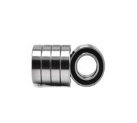Roulement à billes à gorge profonde ABEC-5 6702-2RS 6702RS 6702 2RS RS 15x21x4 mm avec joint en caoutchouc, 50 pièces(ABEC 1)